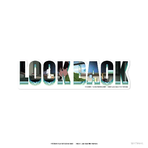 [NGi-B-00321] Look Back 防水貼紙 （Logo ver.）